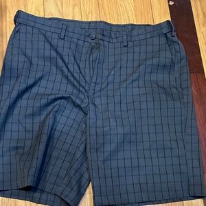 Men's Black Checkered Shorts cc